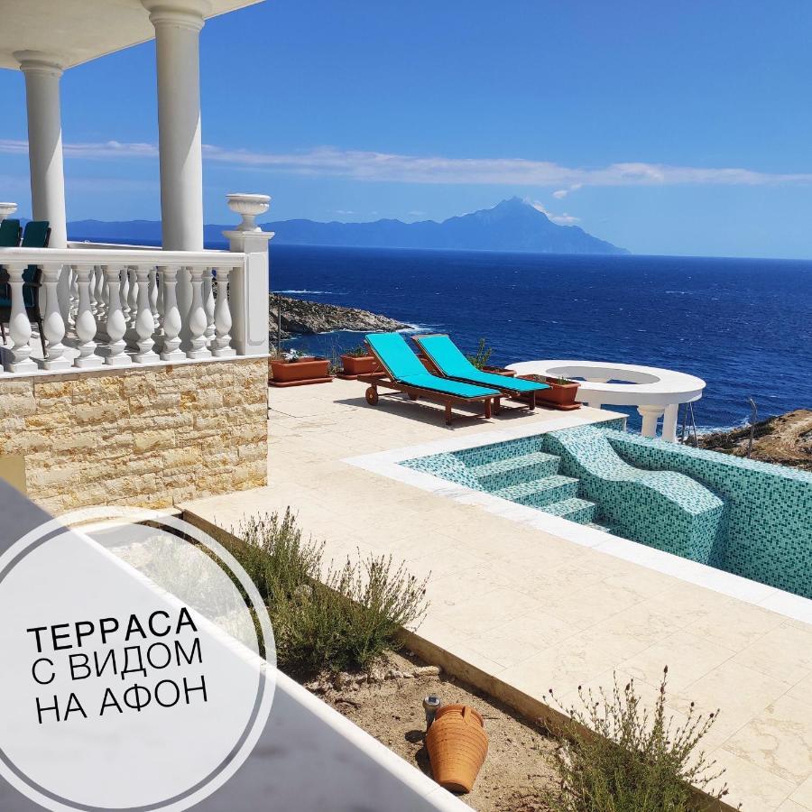Villa Ulyana Kriaritsi - Athos Sea View & Spa المظهر الخارجي الصورة