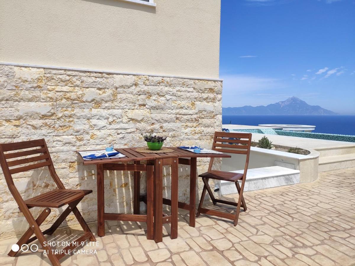 Villa Ulyana Kriaritsi - Athos Sea View & Spa المظهر الخارجي الصورة