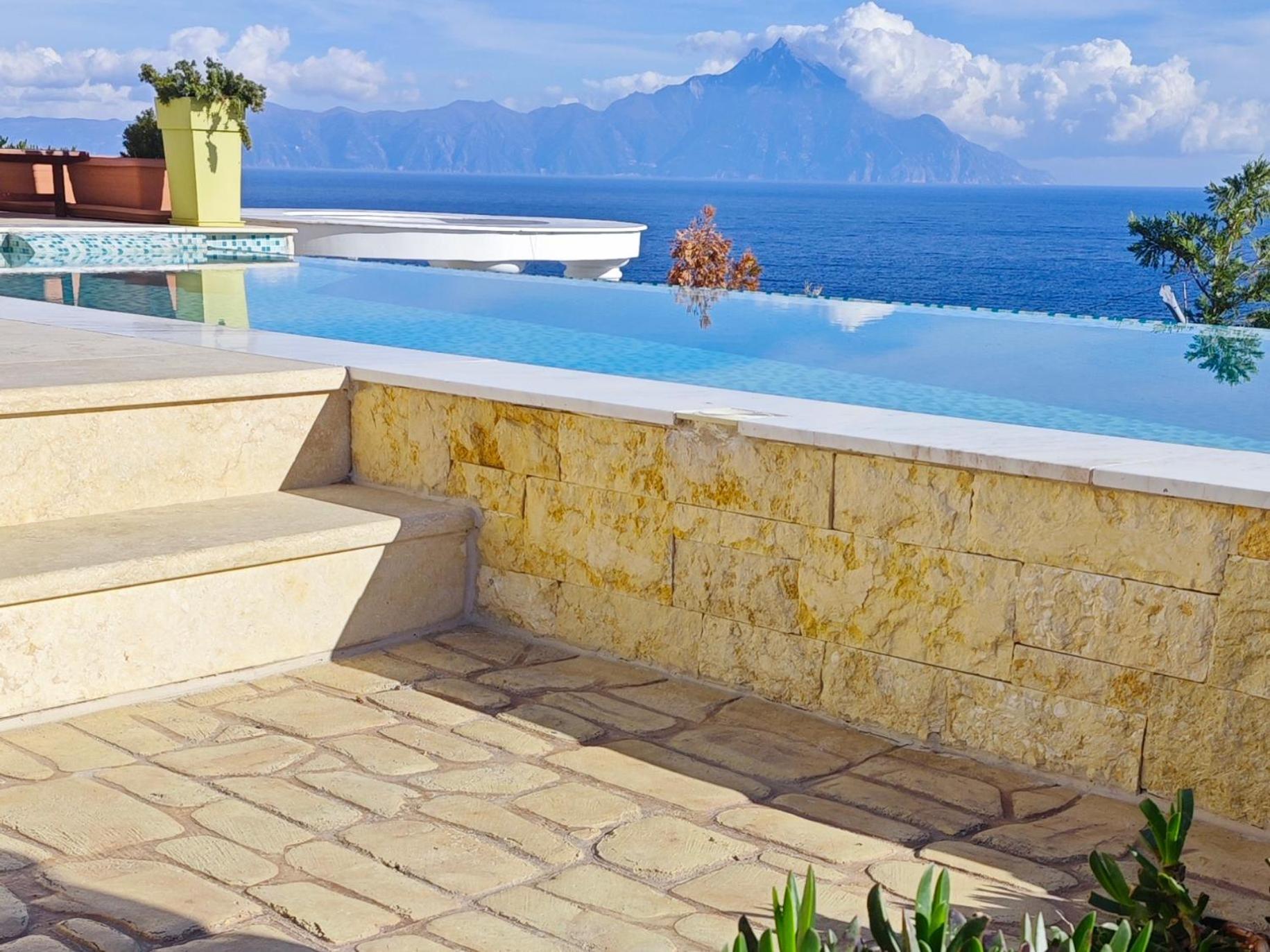 Villa Ulyana Kriaritsi - Athos Sea View & Spa المظهر الخارجي الصورة